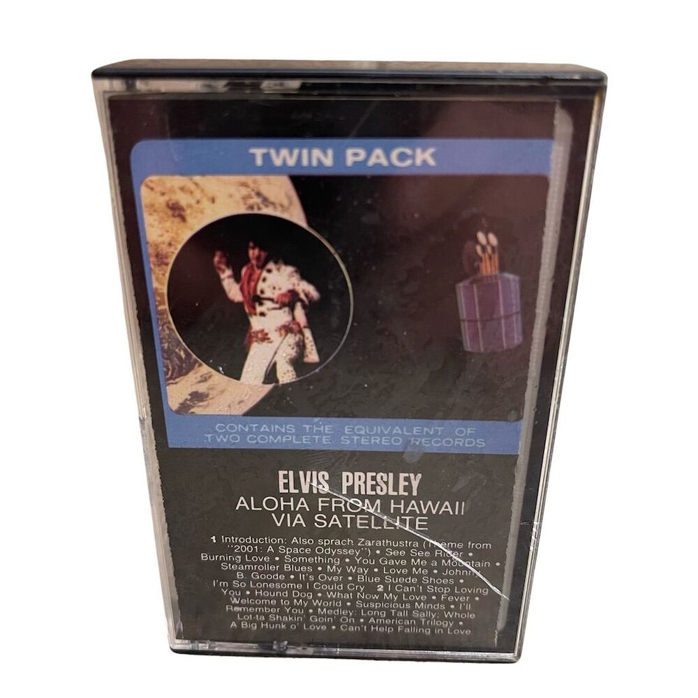 Elvis Presley Aloha From Hawaii Via Satellite Cassette Tape: GUC
